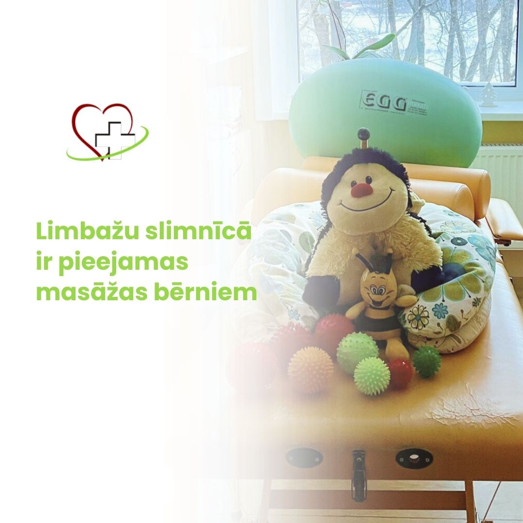 Limbažu slimnīcā pieejamas masāžas bērniem